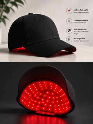 Red Light Therapy Hair Cap — For Fuller, Thicker-Looking Hair